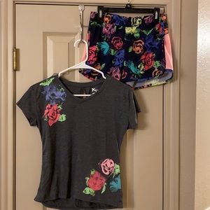 Old Navy active outfit shorts and shirt